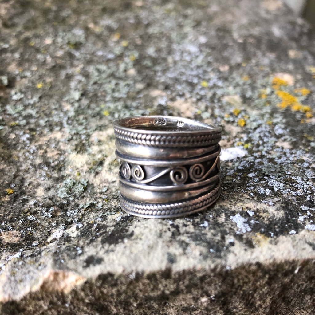 Sterling Scrollwork Ring